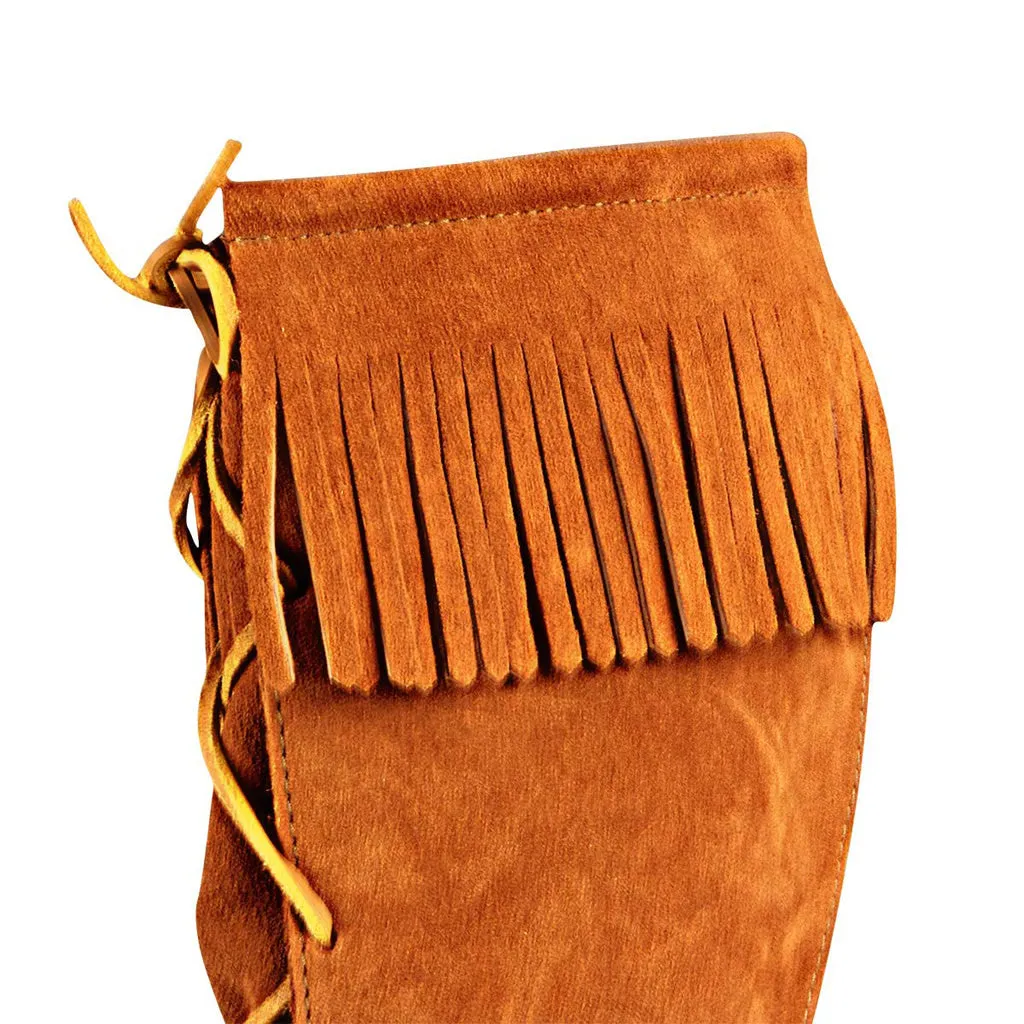 High Boots with Fringe