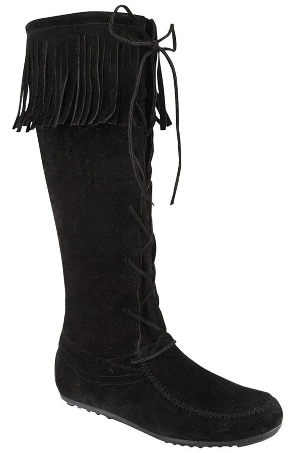 High Boots with Fringe