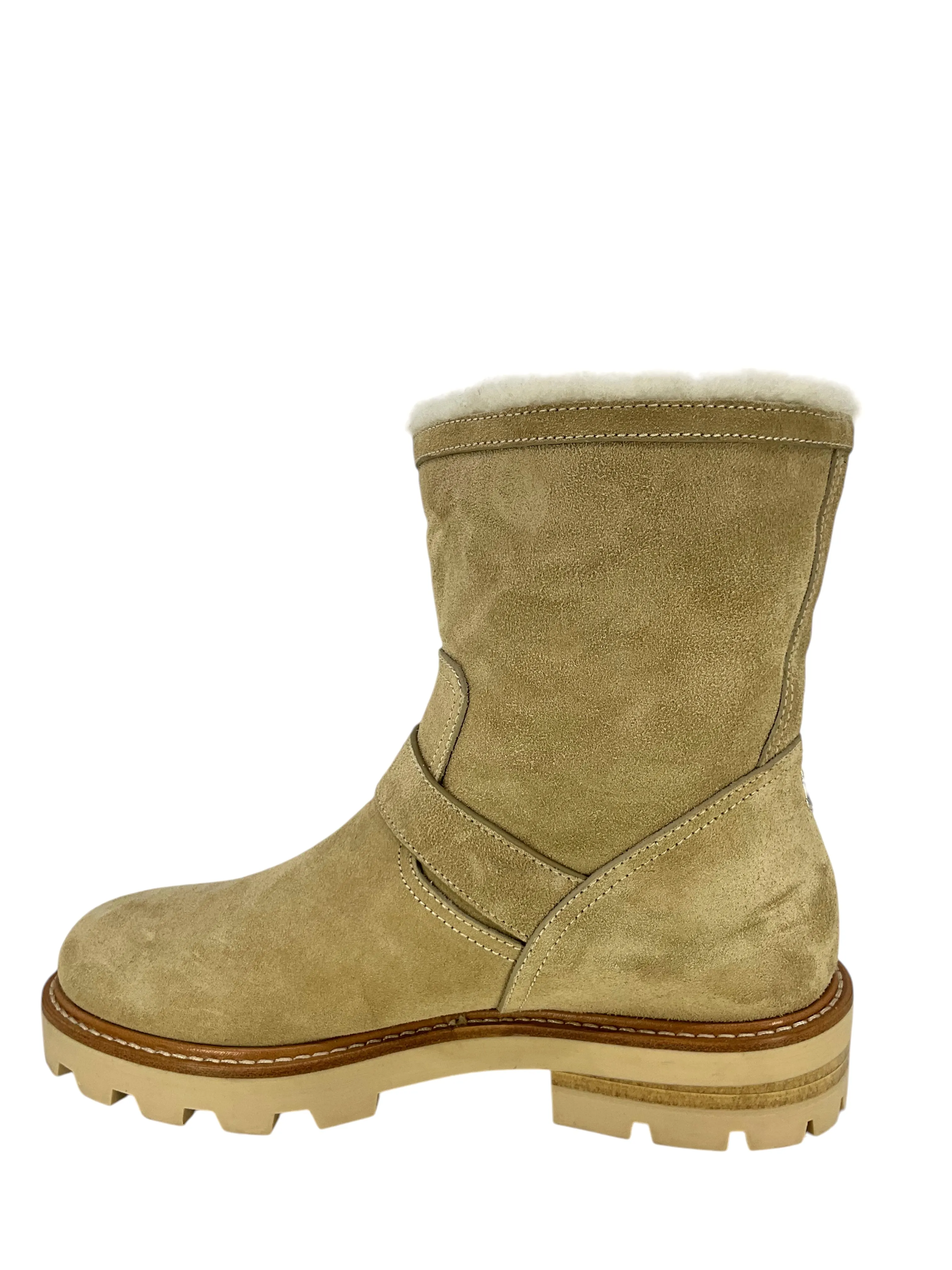 JIMMY CHOO Youth II Buckled Suede Ankle Boots Size 8