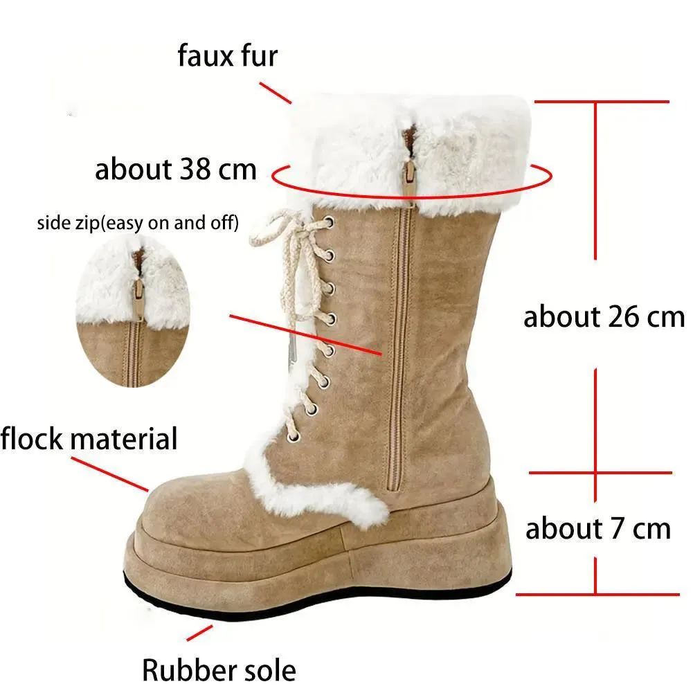 Jordie Fur Lined Combat Boots