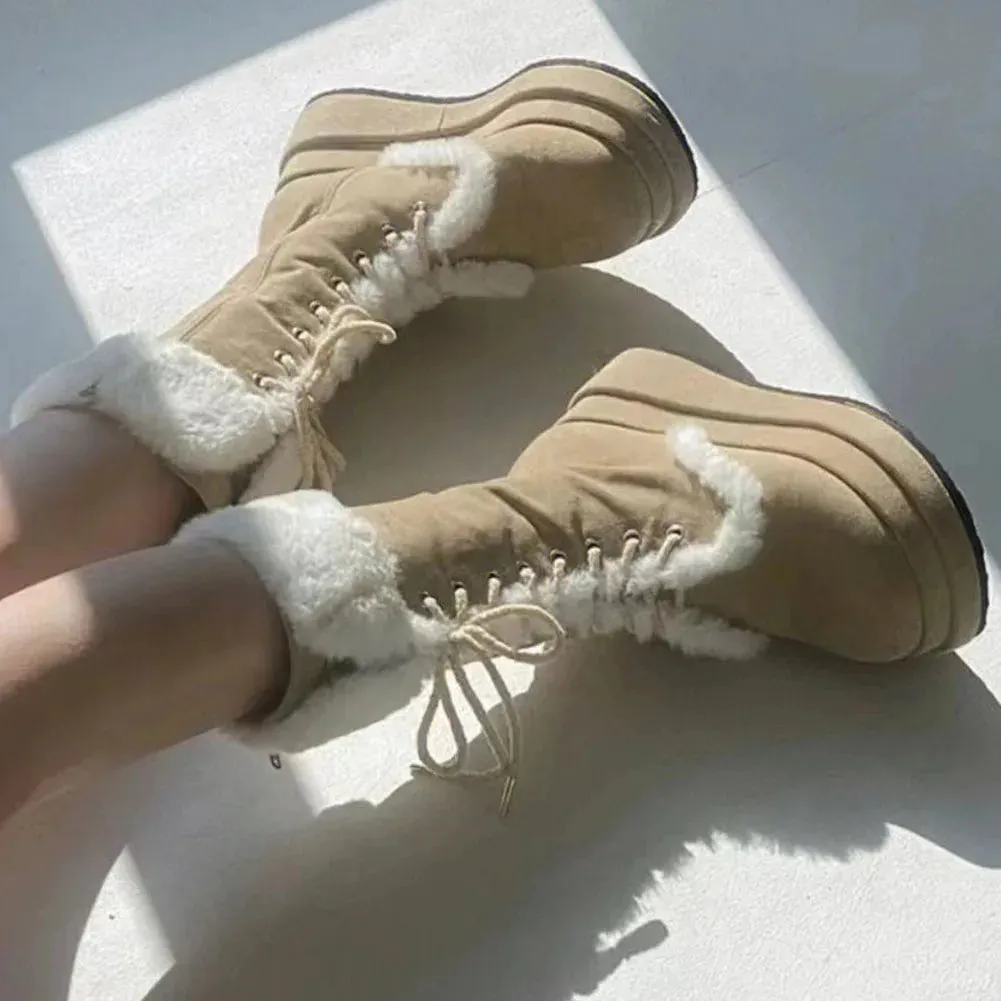 Jordie Fur Lined Combat Boots