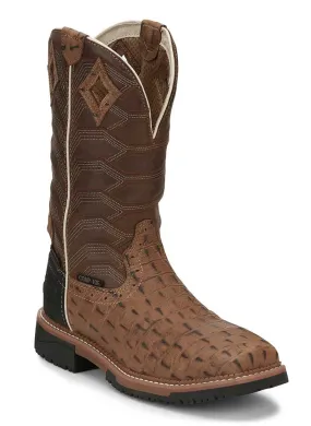 Justin Men's Derrickman 12 Inch WP CT Justin Men's Derrickman 12 Inch WP CT