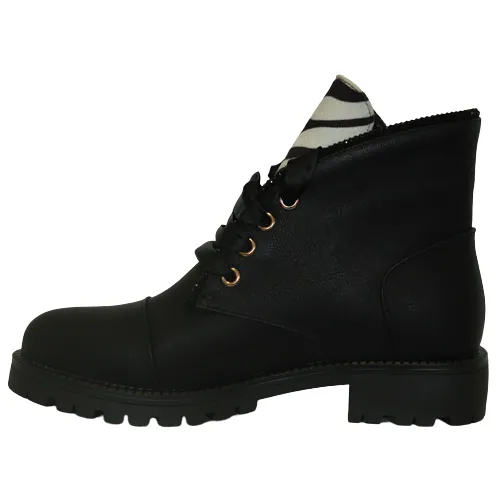 Kate Appleby Ankle Boots - Durham - Black Zebra