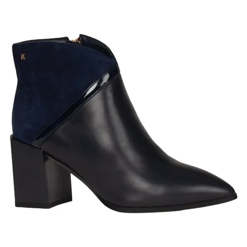 Kate Appleby Block Heeled Ankle Boots - Ashwell - Navy