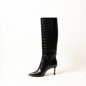 Canvas Knee - High Boots
