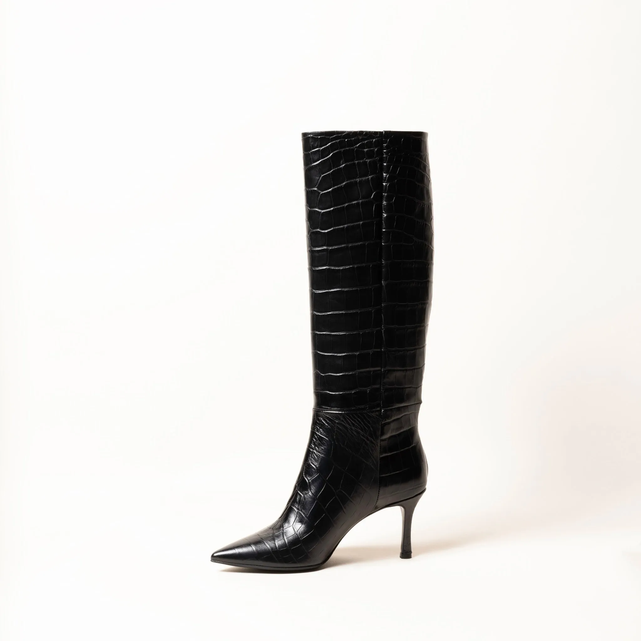 Kate Boots in Black Leather