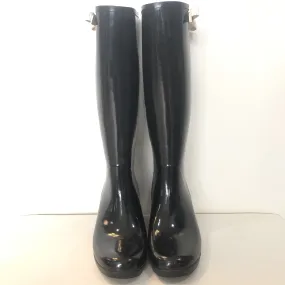 KATE SPADE New York Black Rubber Romi Rain Boots Size 8