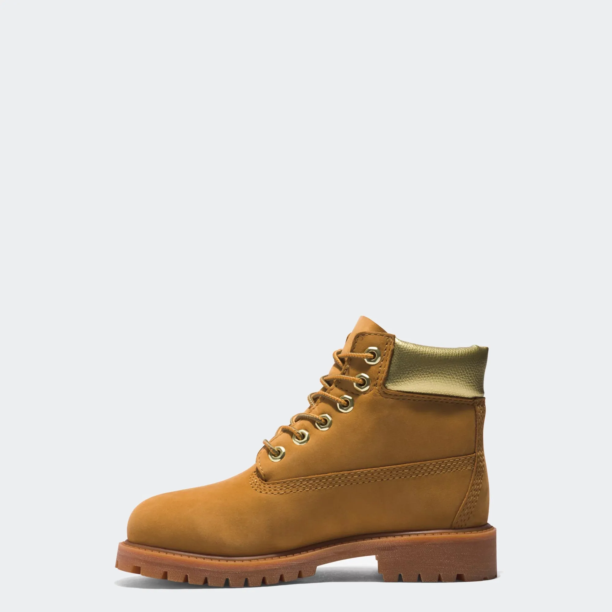 Kids Timberland Premium 6-Inch Waterproof Boots Wheat Gold