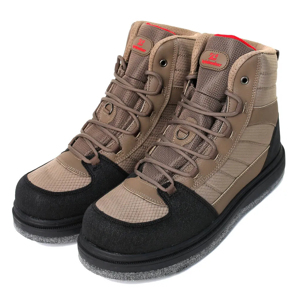 Kylebooker Cleated Sole Wading Boot, Rubber/Felt Bottom Wading Shoe Men's Women's WB003