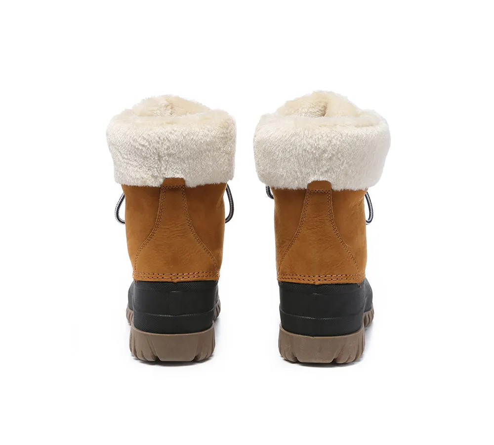 Lace Up Chunky Snow Boots Natalia