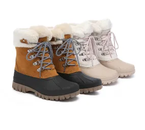 Lace Up Chunky Snow Boots Natalia