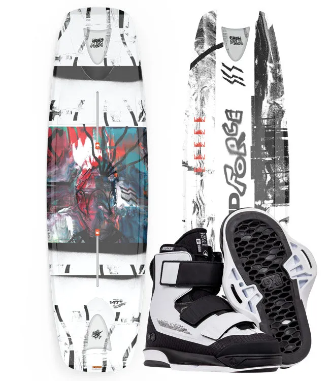Liquid Force Illusion Wakeboard Package with Hook Boots (2025)
