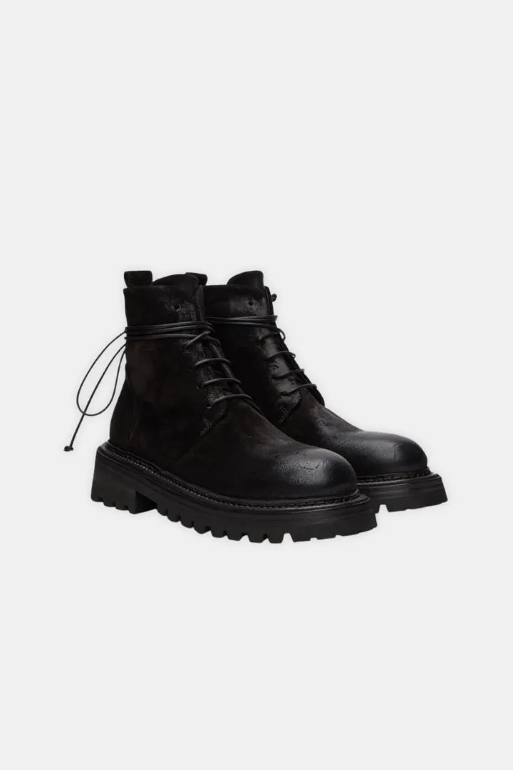 Maid Suede Combat Boots