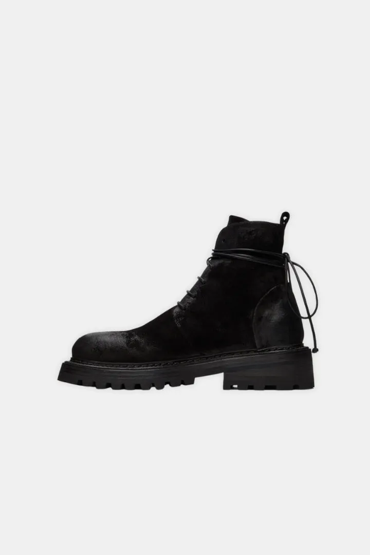 Maid Suede Combat Boots