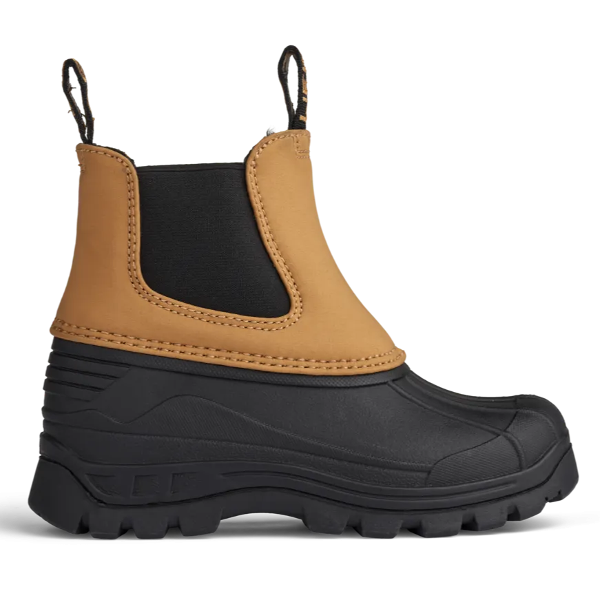 Miky Waterproof Ankle Chelsea Boots (Golden caramel)