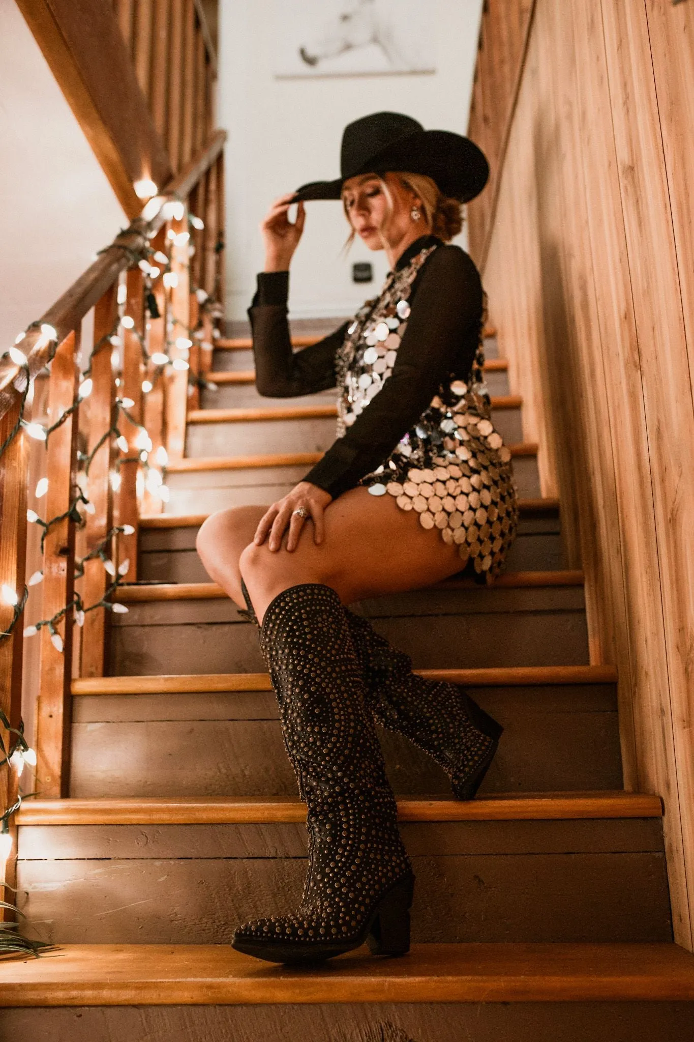 NEW!! The Texas Studded Boot w/ Silver Studs