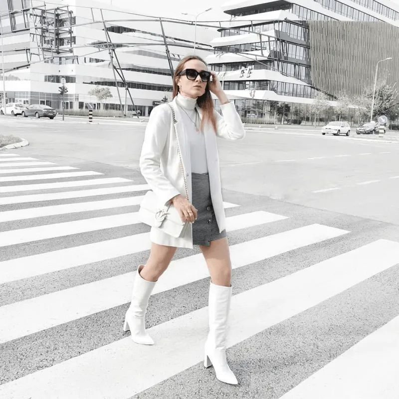 OKANA Leather Knee High Boots