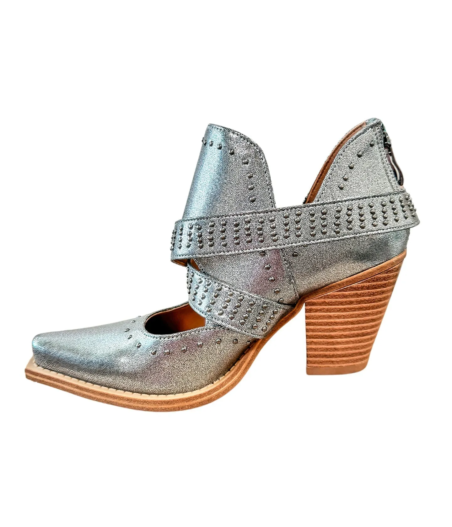 ONLINE EXCLUSIVE Fiona Ankle Boot in Silver