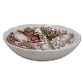 Ridgway Coaching Days Multicolor Fruit Berry Bowls 5 1/4" Staffordshire 1971