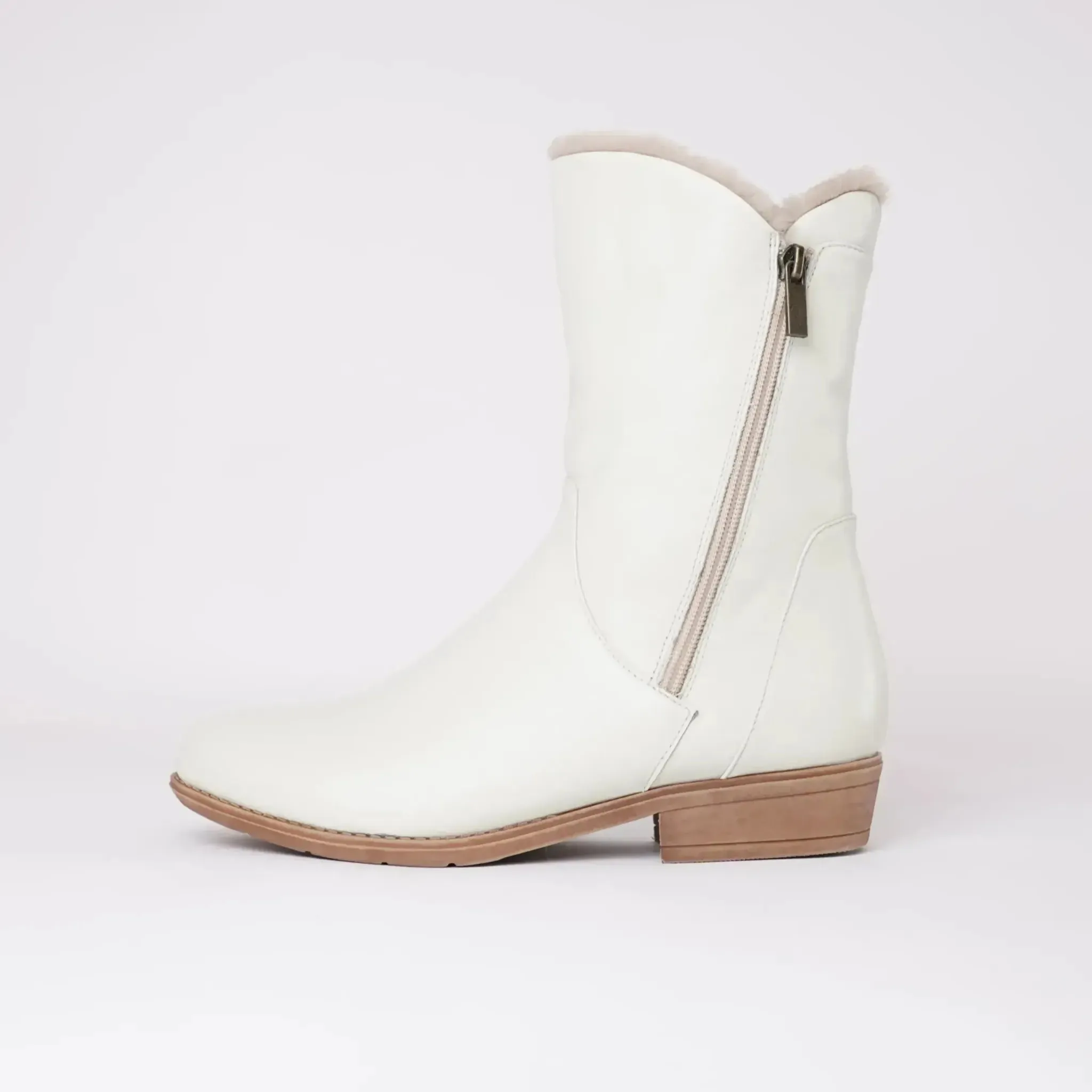 Rudo Almond Leather Boots