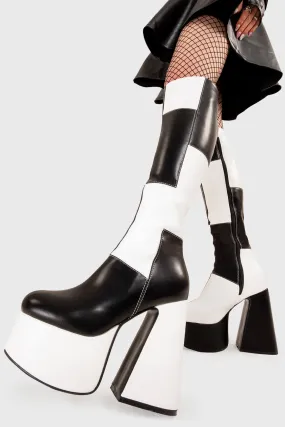 Runway Wide Calf Platform Knee High Boots