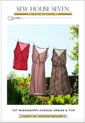 Sew House Seven- The Mississippi Avenue Dress & Top Sew House Seven- The Mississippi Avenue Dress & Top