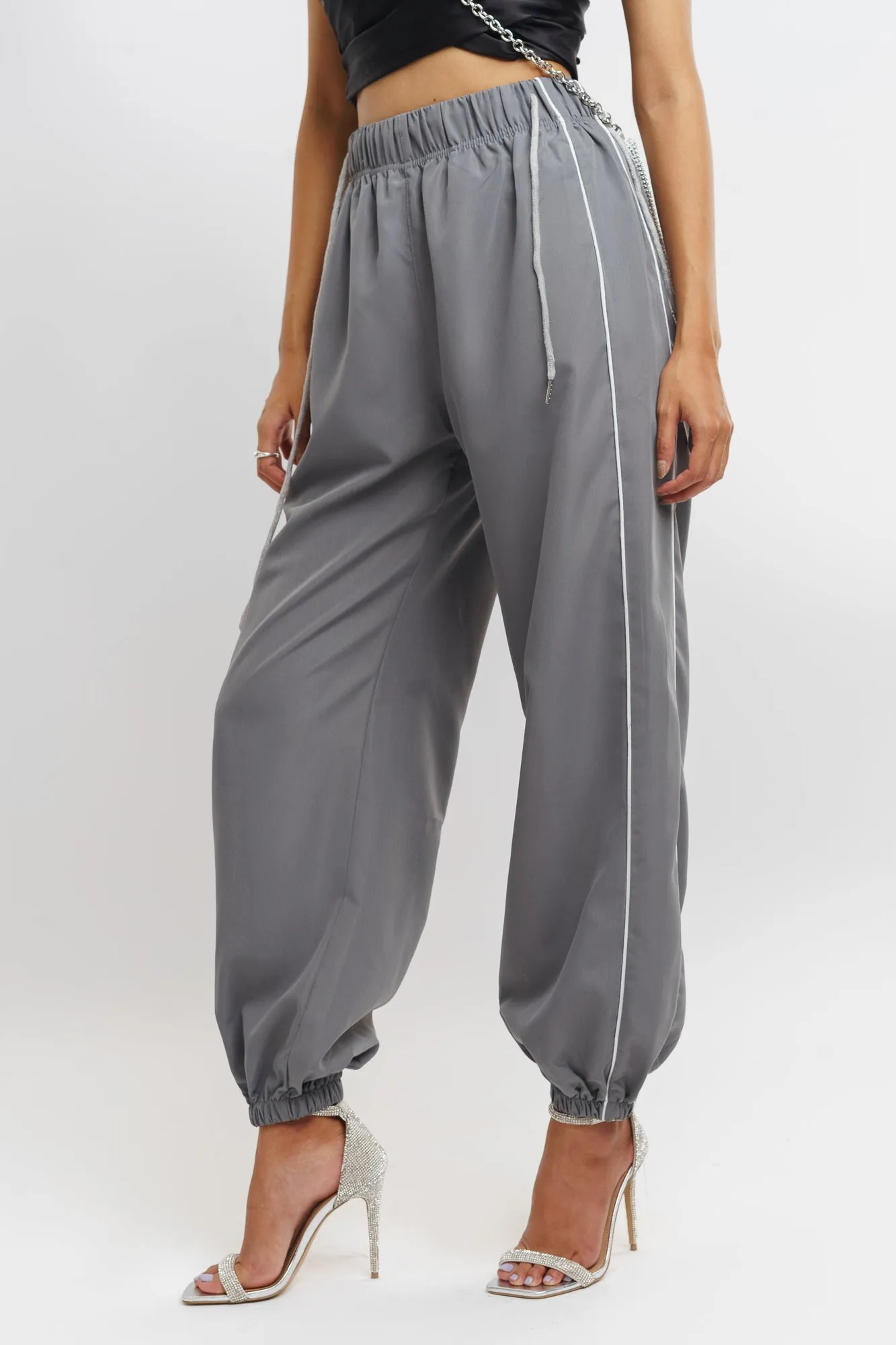 Slate Side Piping Joggers