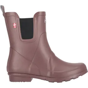 Suburbs W Rubber Boot - Rose Taupe