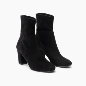 Suza Black Ankle Boots