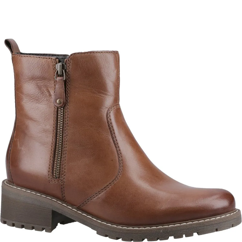 Tan Pippa Ankle Boots