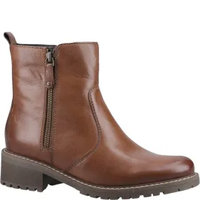 Tan Pippa Ankle Boots