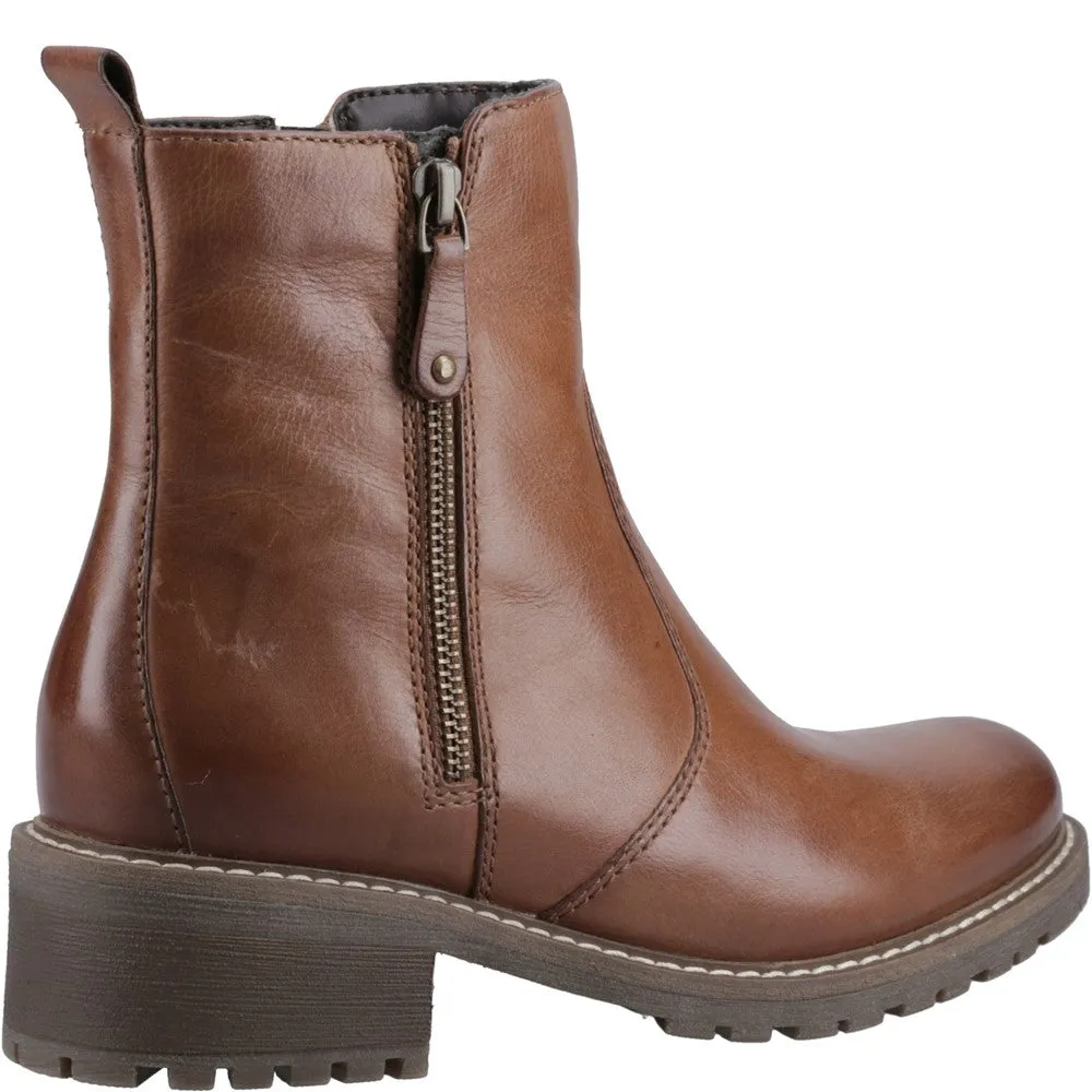 Tan Pippa Ankle Boots