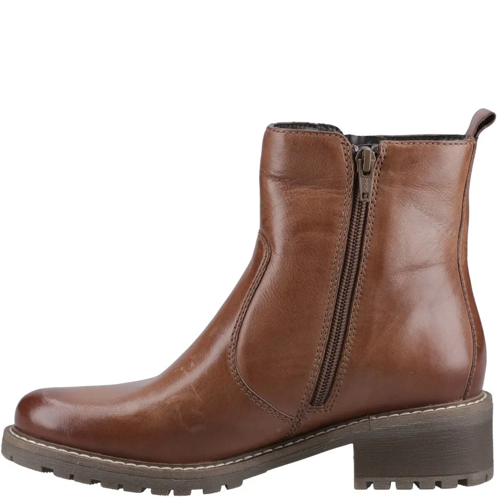 Tan Pippa Ankle Boots