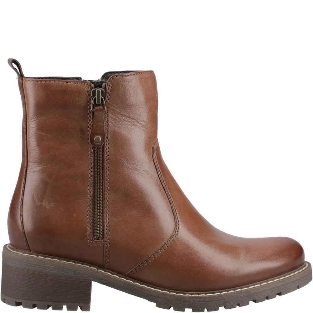 Tan Pippa Ankle Boots