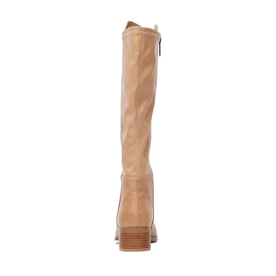 Tetley Cappacino Leather Knee High Boots