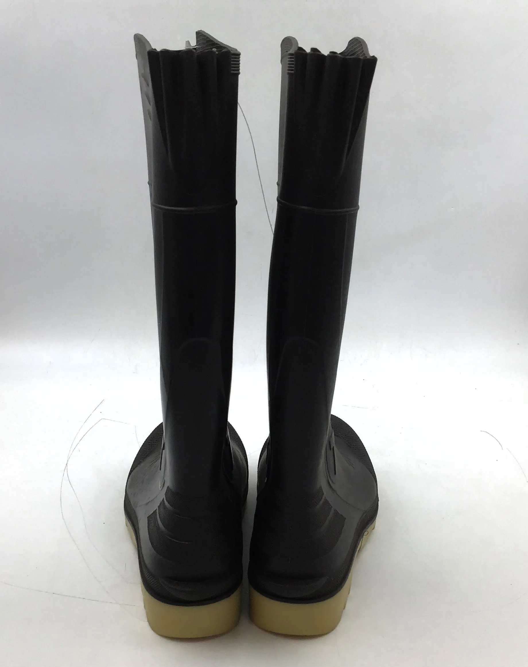 Tingley Men's Black Round Toe Knee High Waterproof Rain Boots - Size 7