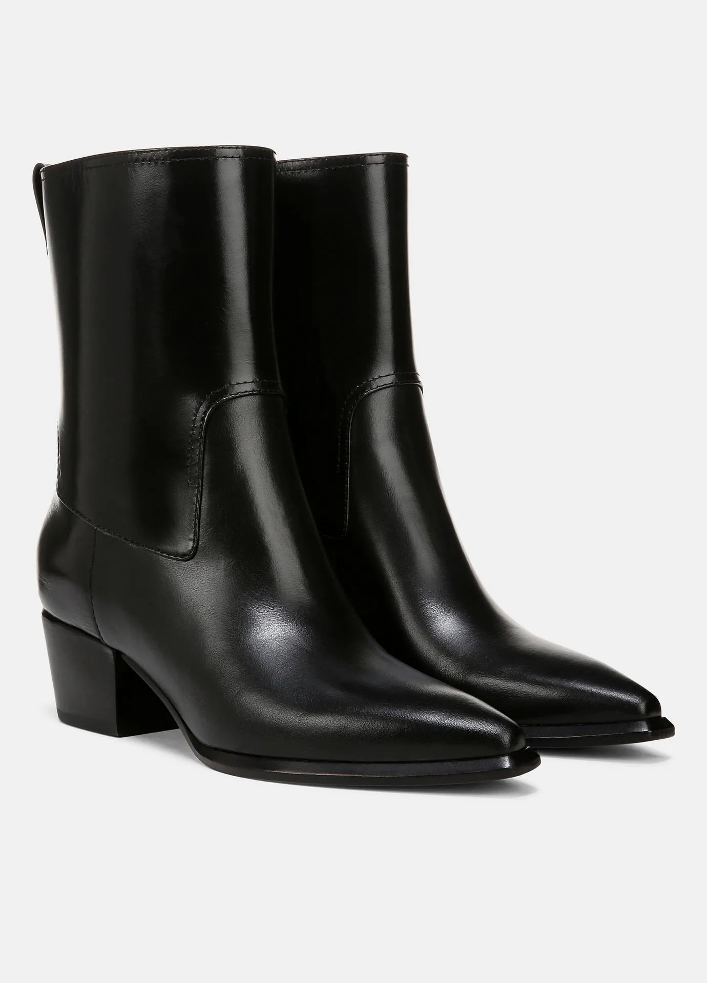 Vince Arlington Western Bootie in Black