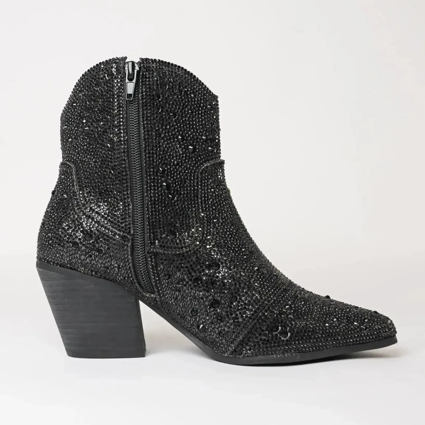 Wagon Black Jewels Boots