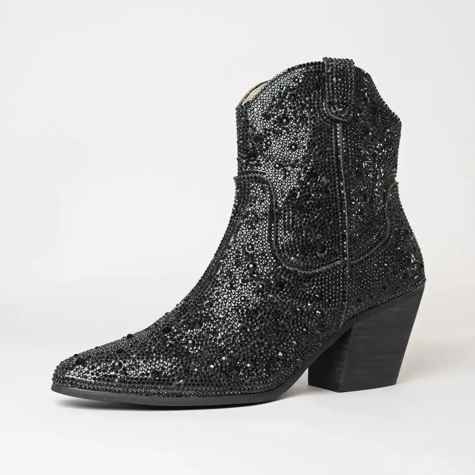 Wagon Black Jewels Boots