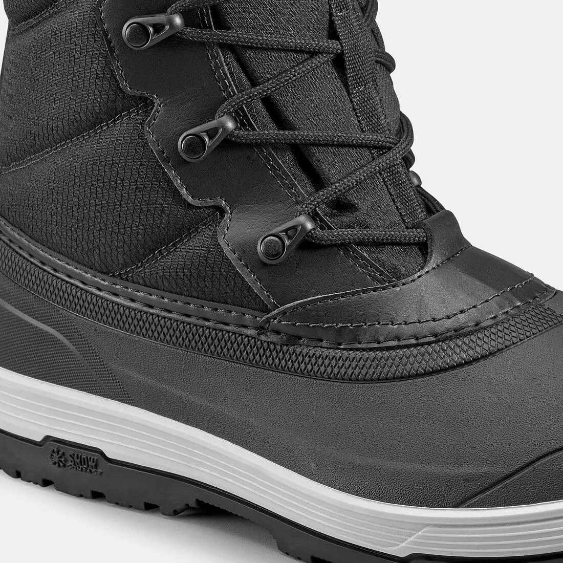Warm Waterproof Snow Boots  - SH500 lace-up -  Men’s