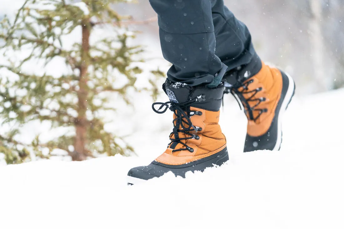 Warm Waterproof Snow Boots  - SH500 lace-up -  Men’s