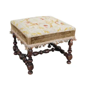 William and Mary Style Stool