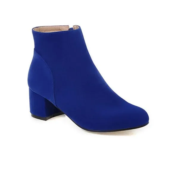Women's Autumn/Winter Casual Faux Suede Ankle Shoes