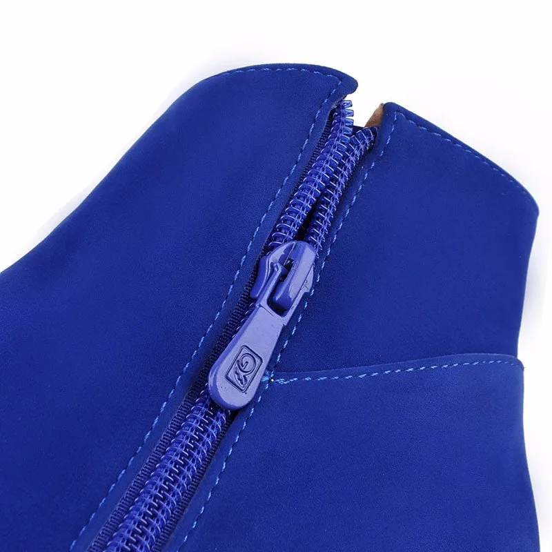 Women's Autumn/Winter Casual Faux Suede Ankle Shoes