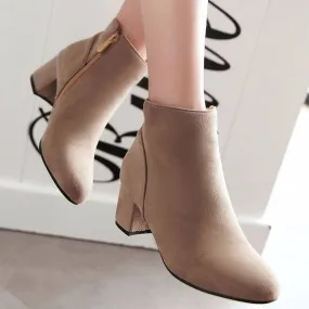 Women's Autumn/Winter Casual Faux Suede Ankle Shoes