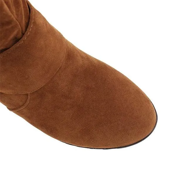 Women'S Wedge High Knee Boots 11429618C